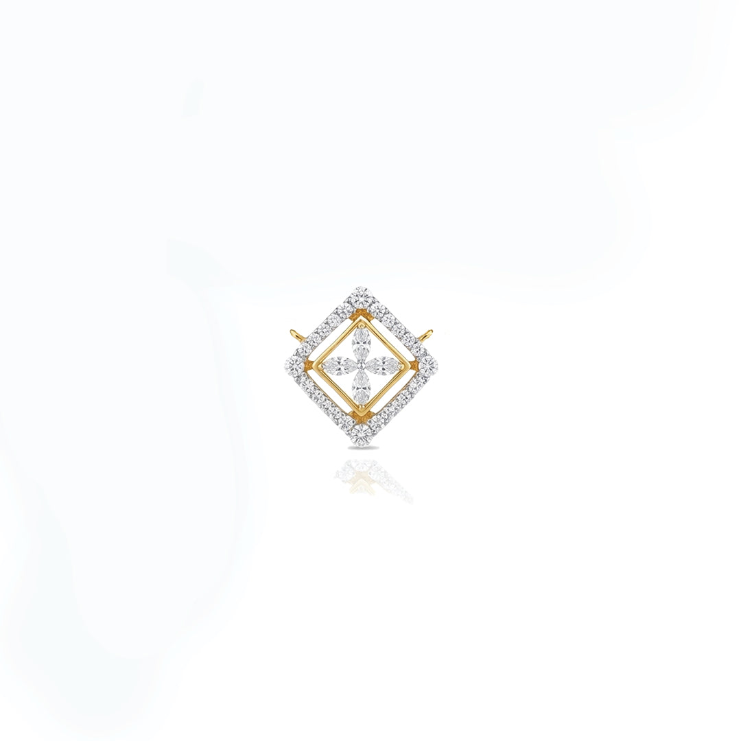 Promised Charm 9kt Diamond Mangalsutra Pendant