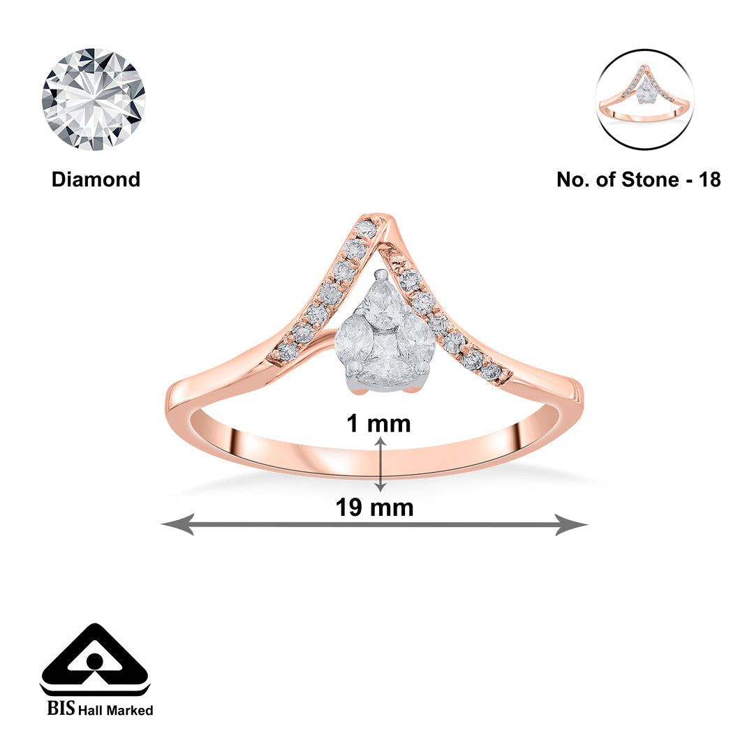 Summit Spark Diamond & Gold Fashion Ring for Women