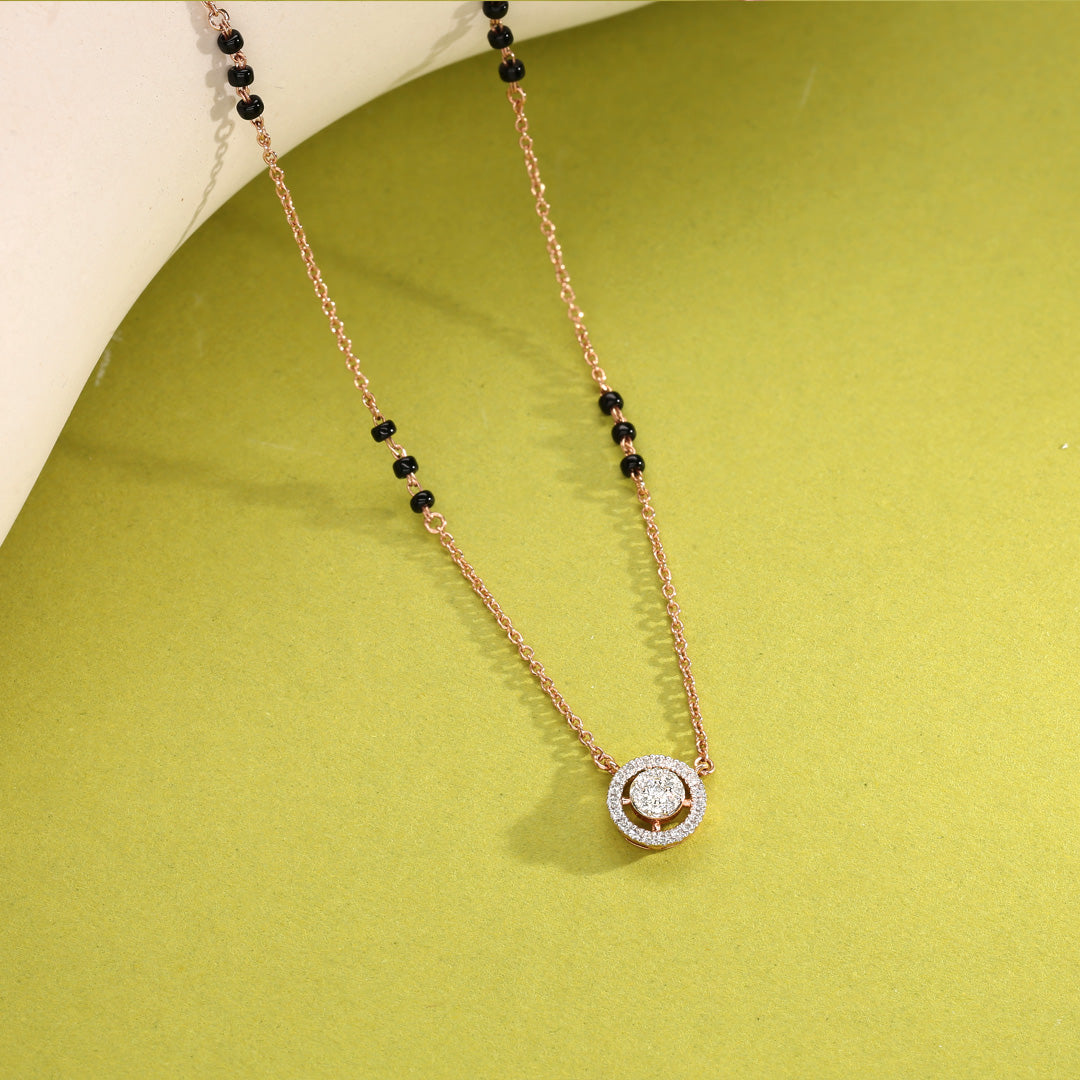 Sacred Weave Diamond & Gold Tanmaniya Mangalsutra for Women