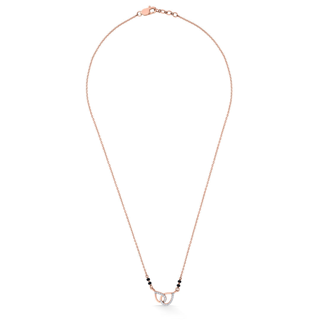 Velvet Knot Diamond & Gold Tanmaniya Mangalsutra for Women