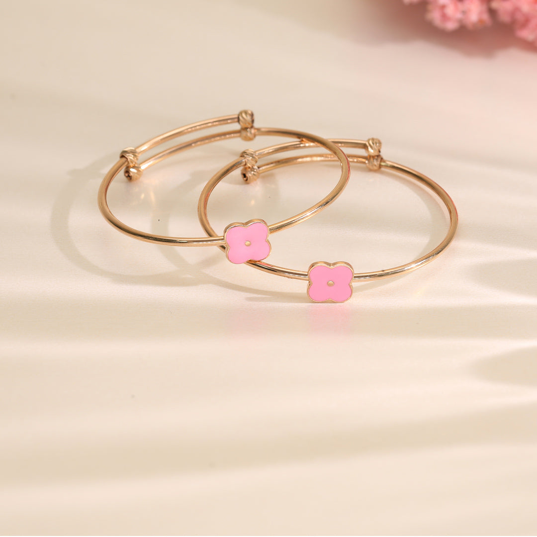 Bloom Burst Gold Kids Bracelet for Women