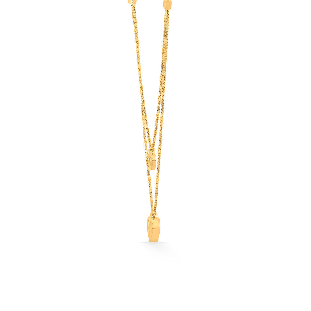 Pure Glow Gold Necklace Set for Women