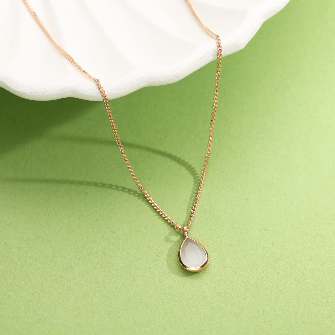 Morning Dew Gold Modern Necklace for Women