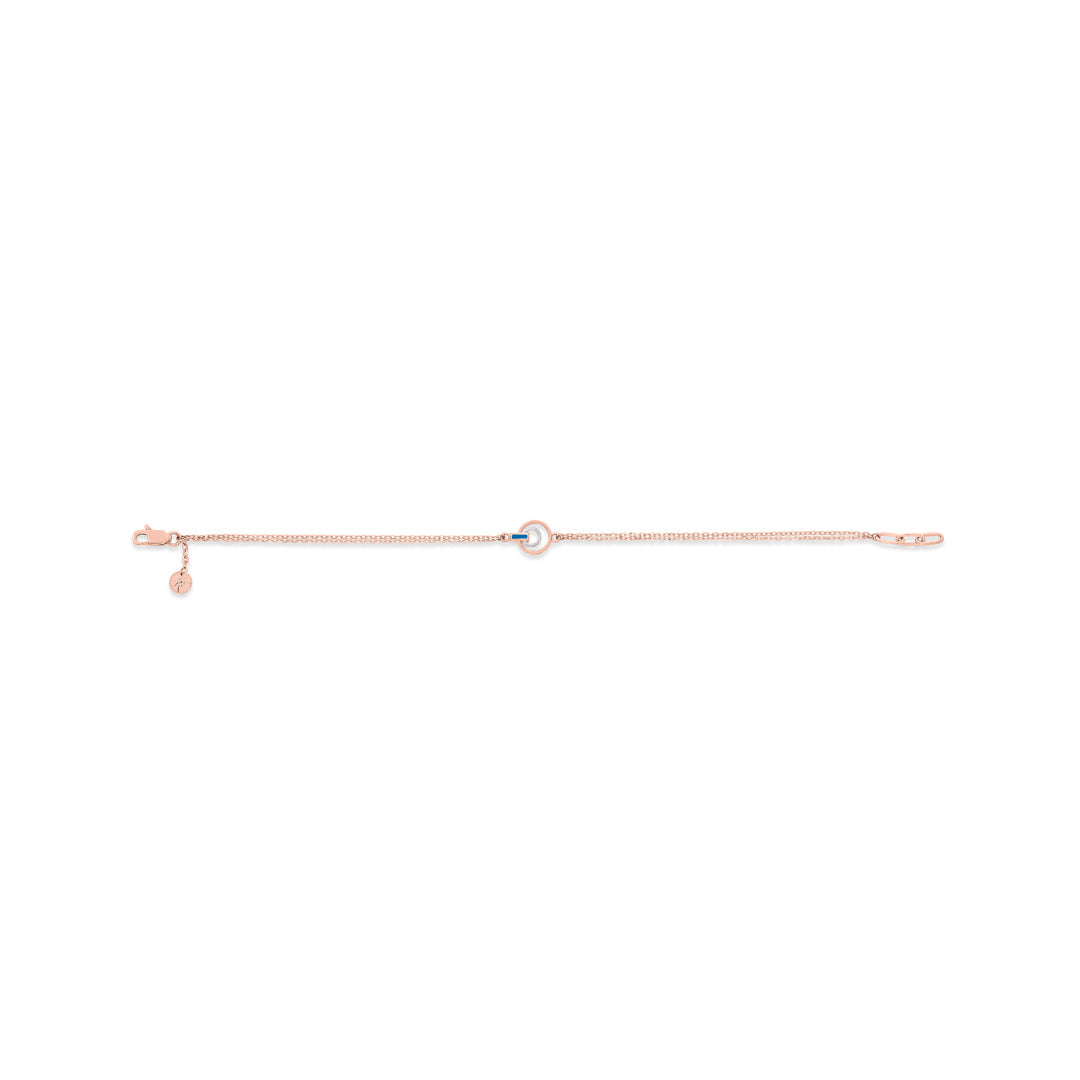 Triple Gleam Gold Flexible Bracelet for Women