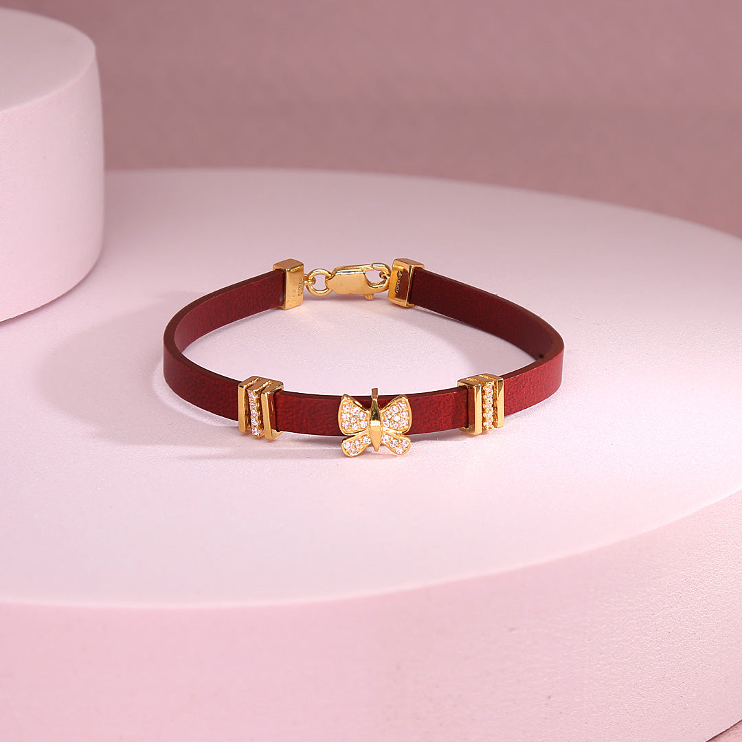 Glow Pulse Gold Flexible Bracelet for Women