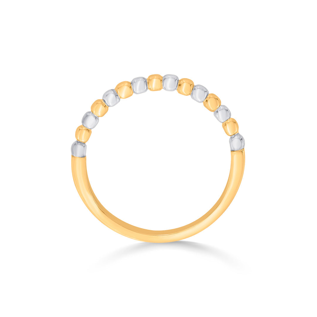 Gleam Line Gold Casual Ring for Women