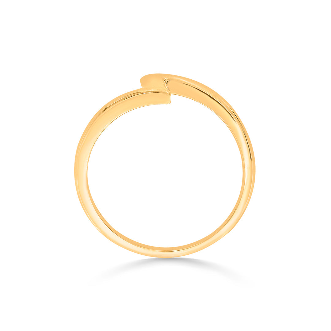 Bold Heart Gold Fashion Ring for Women