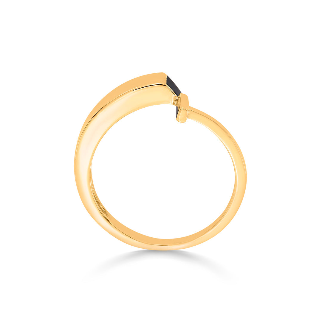 Power Bar Gold Fashion Ring for Women