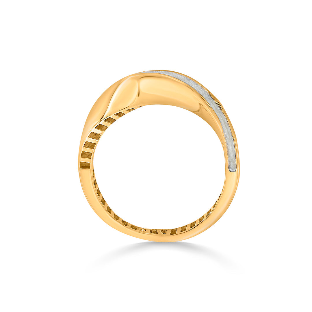 Calm Essence Gold Fashion Ring for Women