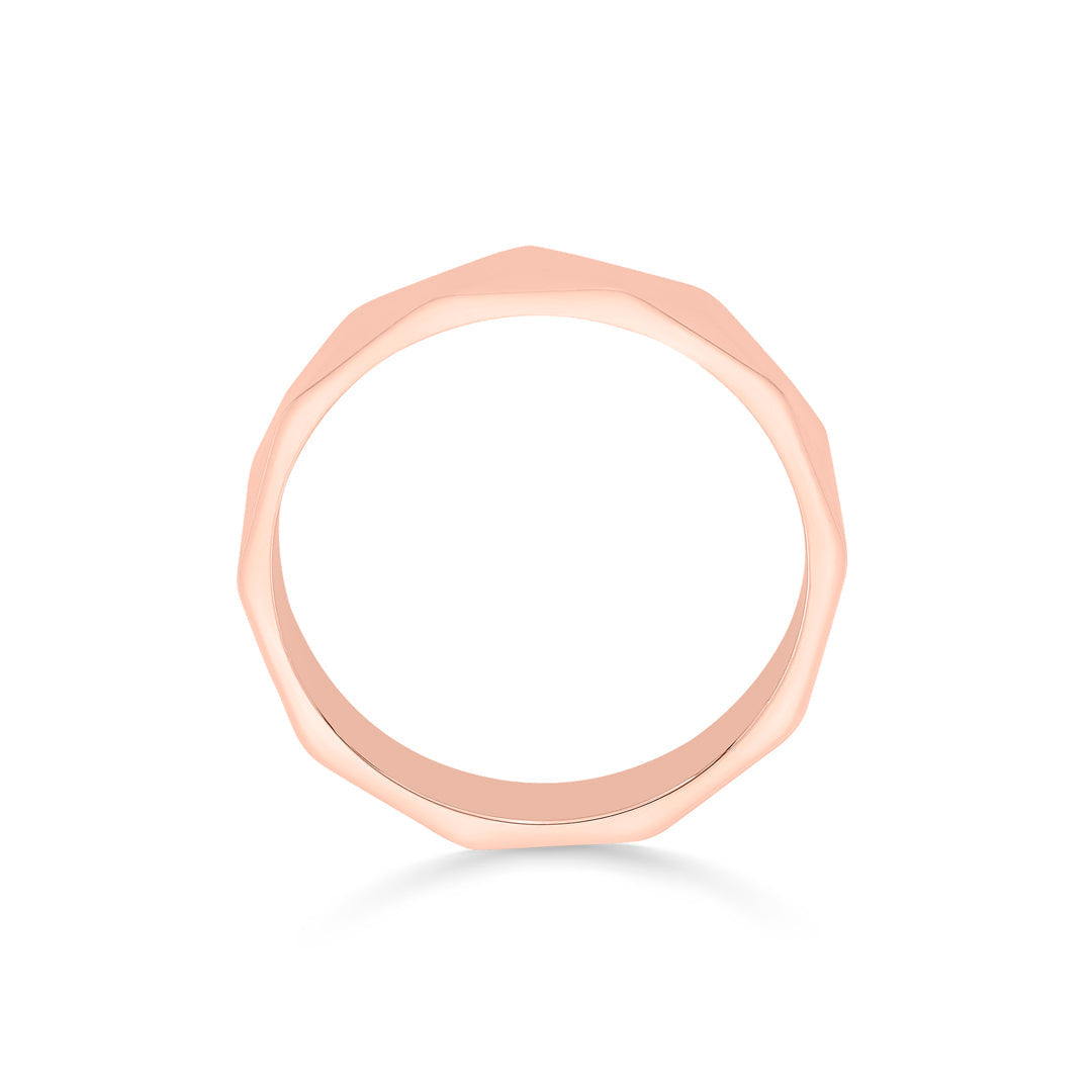 Heritage Glow Gold Band Ring for Women