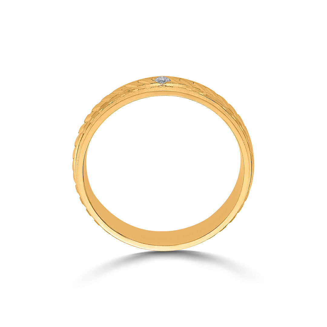Chic Arc Women's Gold Ring