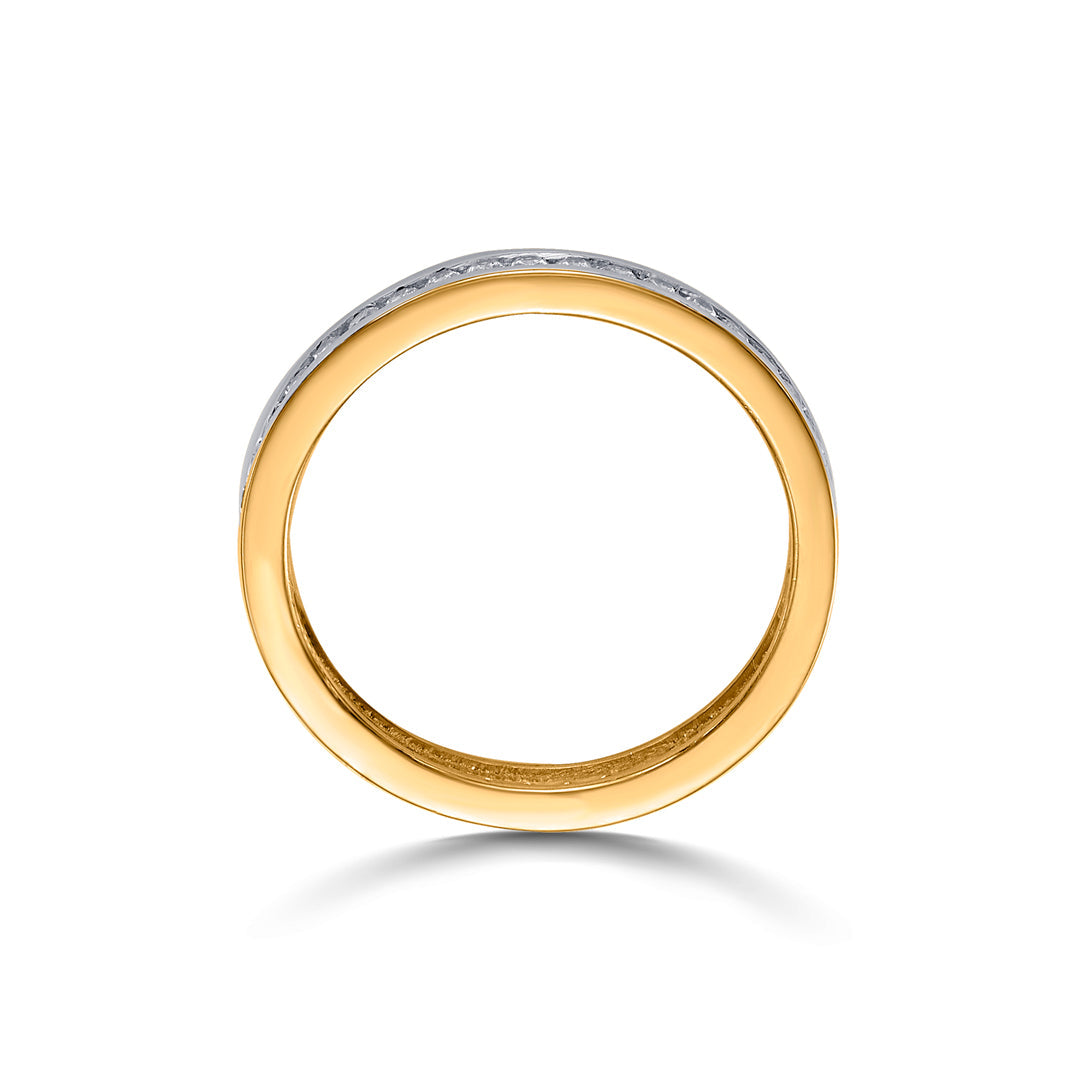 Stud Axis Women's Gold Ring