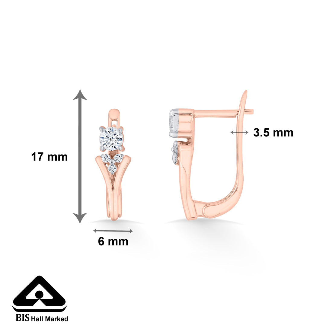 Xylo Glow Gold Hoops & Huggies Earrings for Women