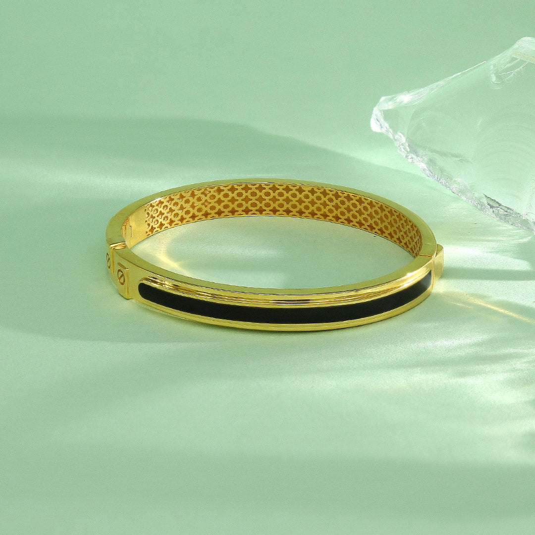 Metro Twist Gold Men's Bracelet for Men