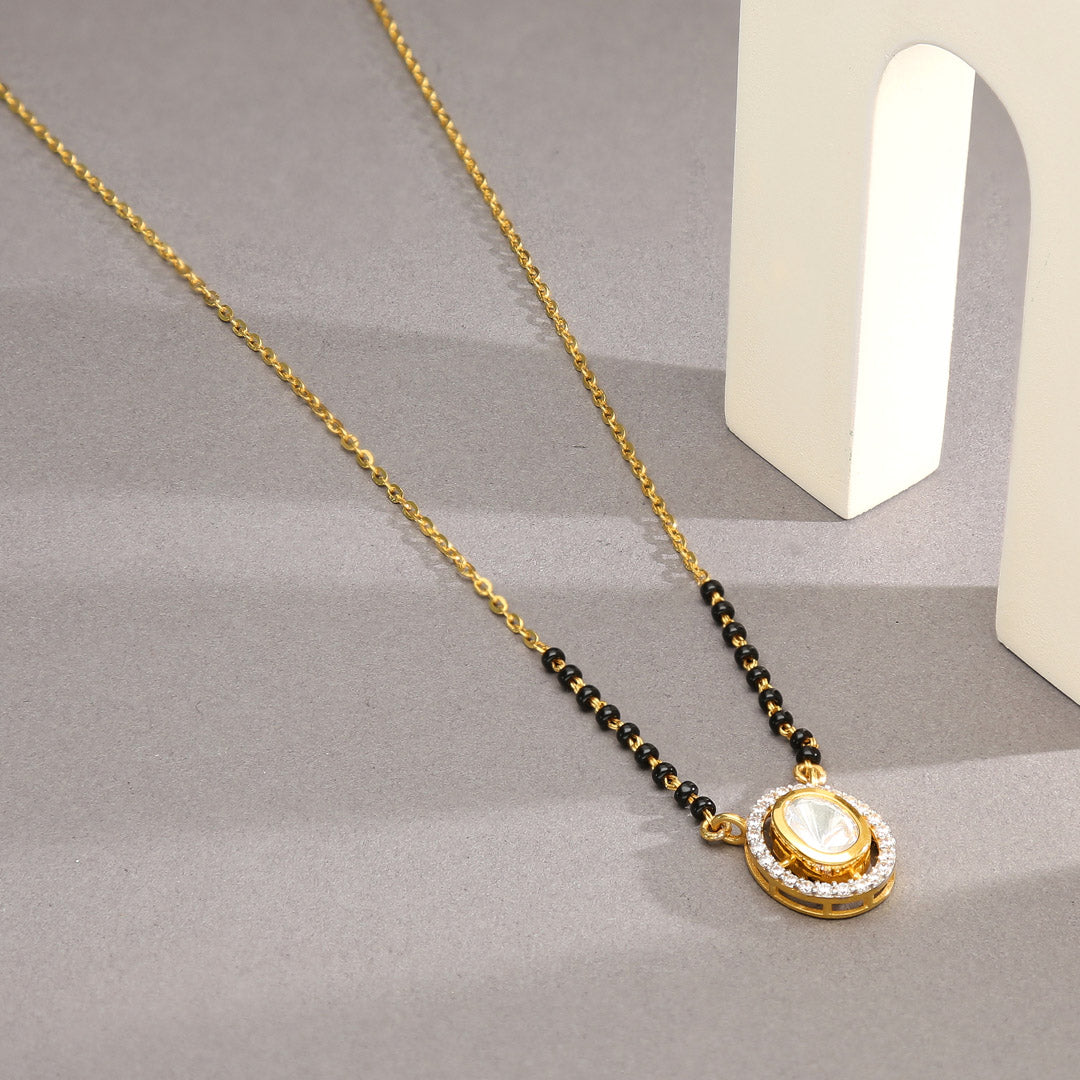 Soul Knot Gold Modern Mangalsutra for Women