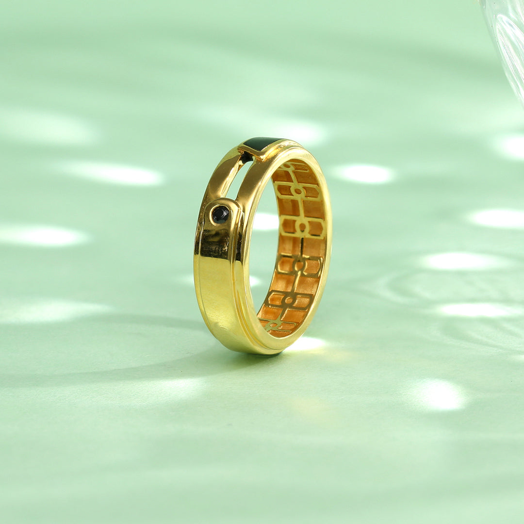 Steadfast Gold Band Ring for Men