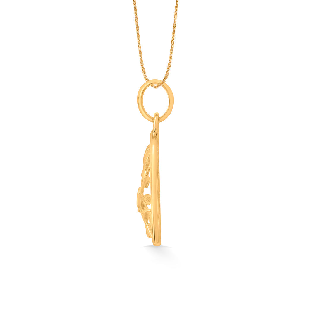 Nature Link Gold Modern Pendant for Women