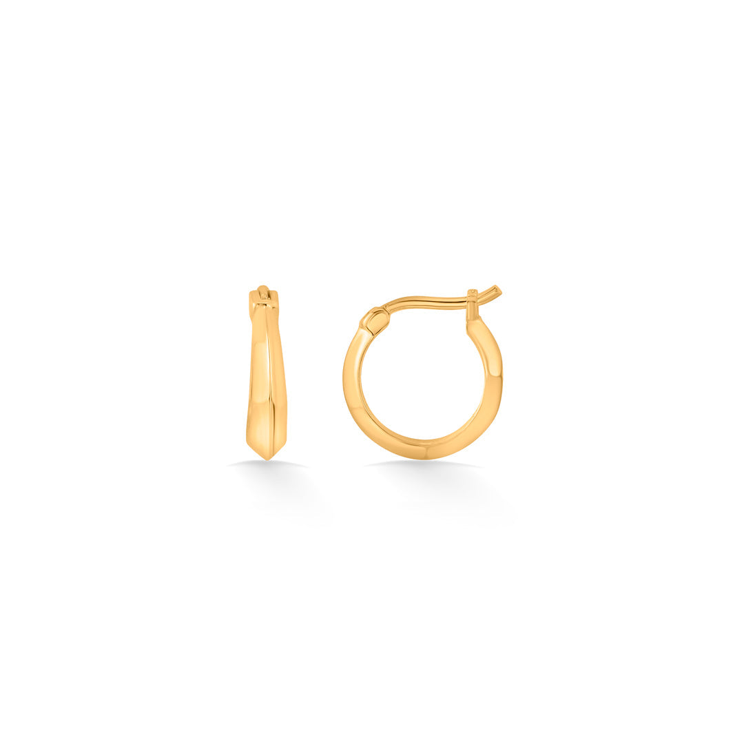 Aura Charm Gold Hoops & Huggies Earrings for Women