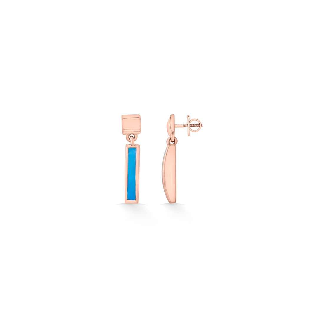 Sapphire Trail Gold Drops & Danglers Earrings for Women