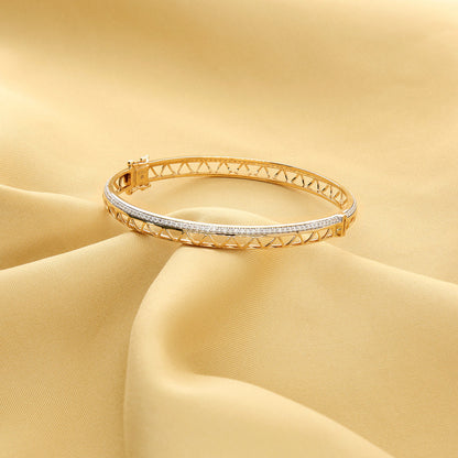 Regal Line Diamond & Gold Bangles for Women