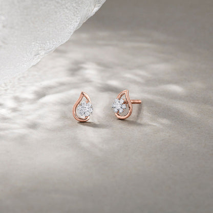 Stellar Muse Diamond & Gold Stud Earrings for Women