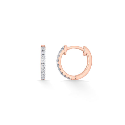 Charm Gleam Diamond & Gold Hoops & Huggies Earrings for Women