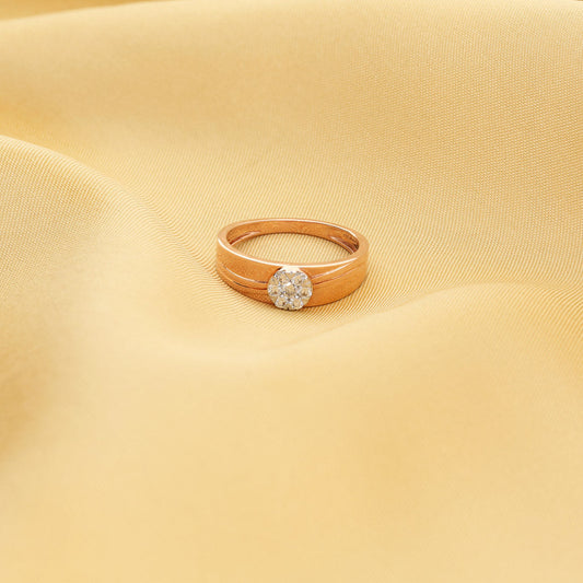 Cornerstone Diamond & Gold Men's Ring for Men