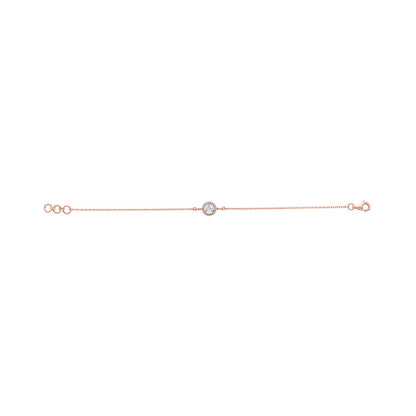 Radiant Gem Diamond & Gold Flexible Bracelet for Women