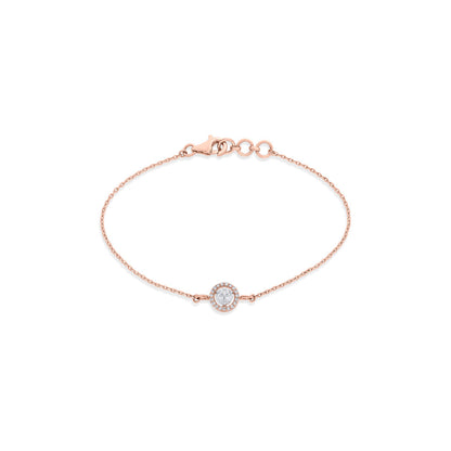Radiant Gem Diamond & Gold Flexible Bracelet for Women