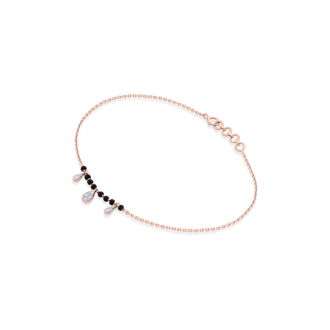 Signature Grace Diamond & Gold Mangalsutra Bracelet for Women