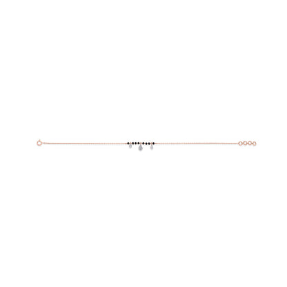 Signature Grace Diamond & Gold Mangalsutra Bracelet for Women