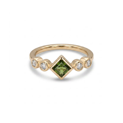Vernal Glow Fashion Yellow Gold & Diamond Ring