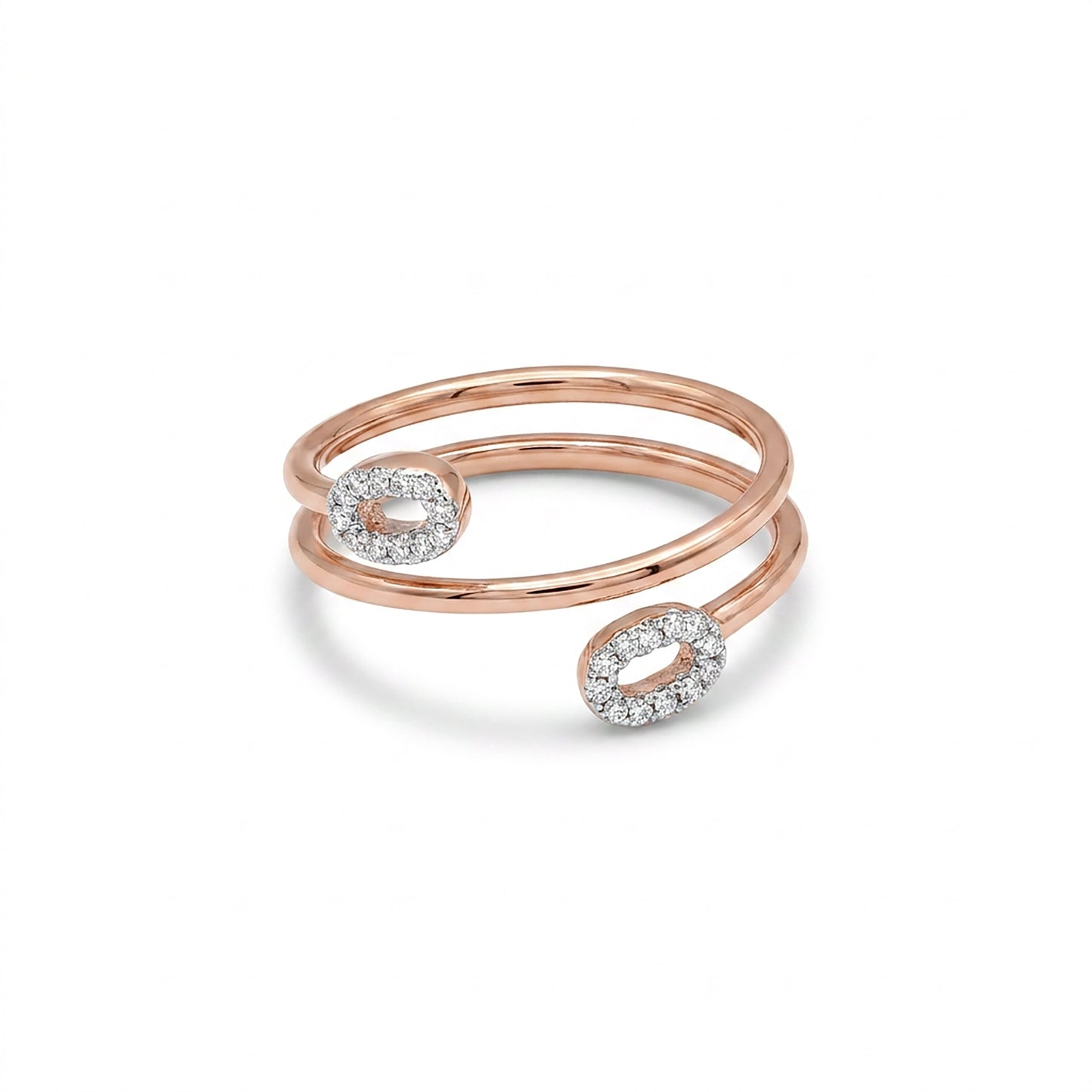 Petal Whisper Fashion Yellow Gold & Diamond Ring