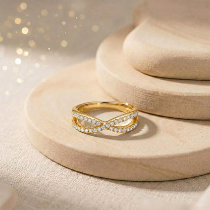 Forever Shine Fashion Yellow Gold & Diamond Ring