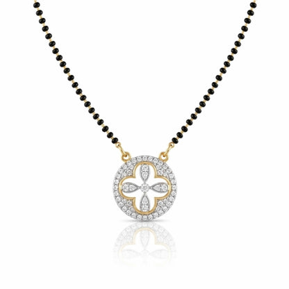 Clover Promise 9kt Diamond Mangalsutra Pendant