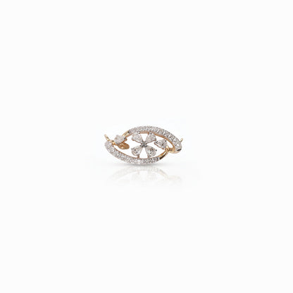 Petaline Bloom 9kt Diamond Mangalsutra Pendant