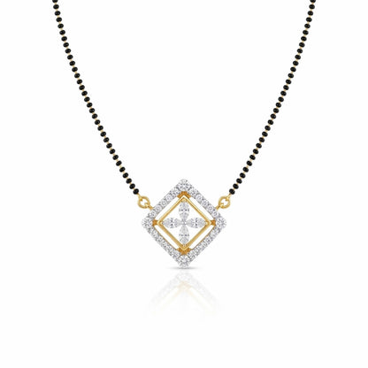 Promised Charm 9kt Diamond Mangalsutra Pendant