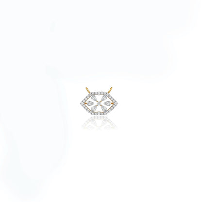 Hexa Glow 9kt Diamond Mangalsutra Pendant