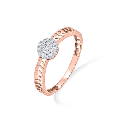 Elura Bloom Diamond & Gold Fashion Ring for Women