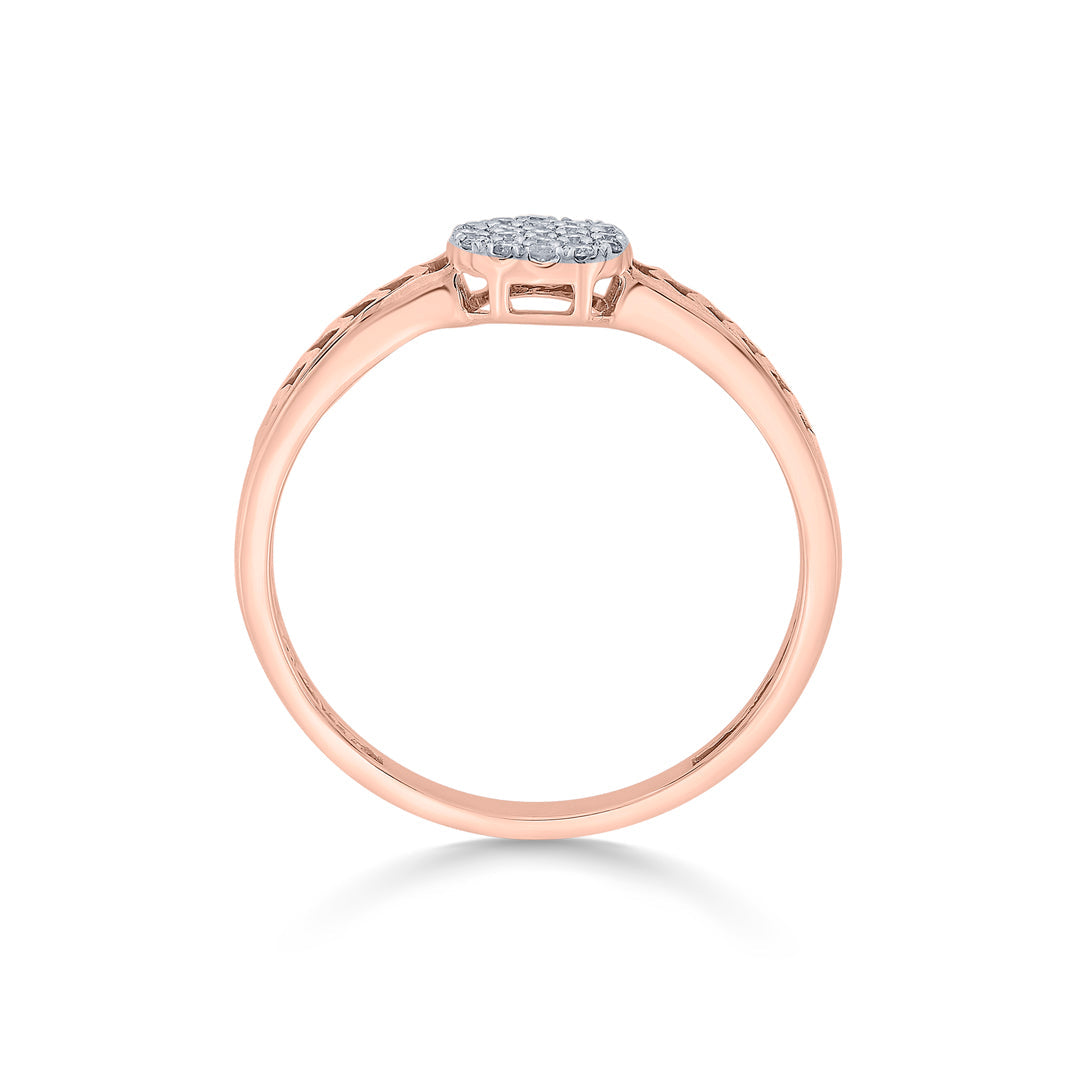Elura Bloom Diamond & Gold Fashion Ring for Women