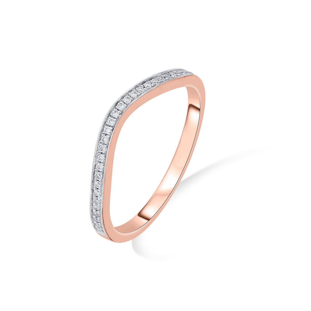 Aura Muse Diamond & Gold Fashion Ring for Women