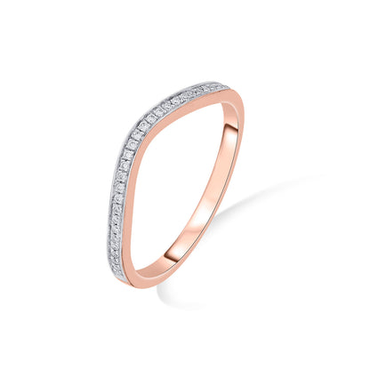 Aura Muse Diamond & Gold Fashion Ring for Women