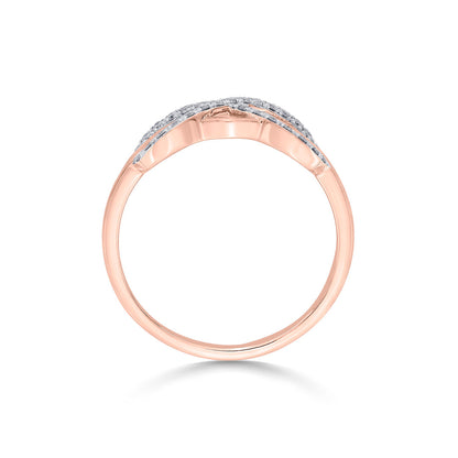 Infinite Bond Diamond & Gold Fashion Ring for Women