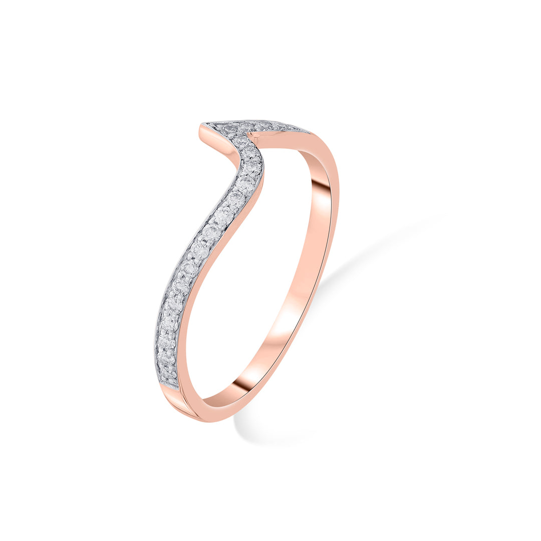 Regal Glow Diamond & Gold Fashion Ring for Women