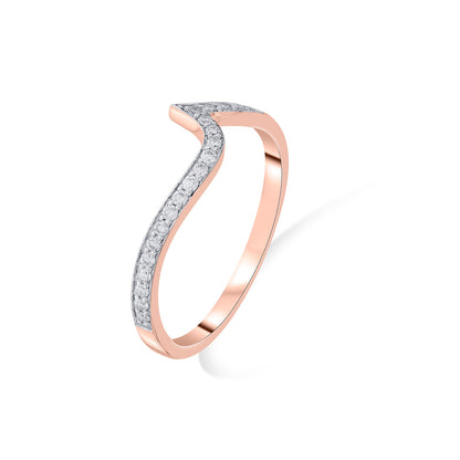 Regal Glow Diamond & Gold Fashion Ring for Women