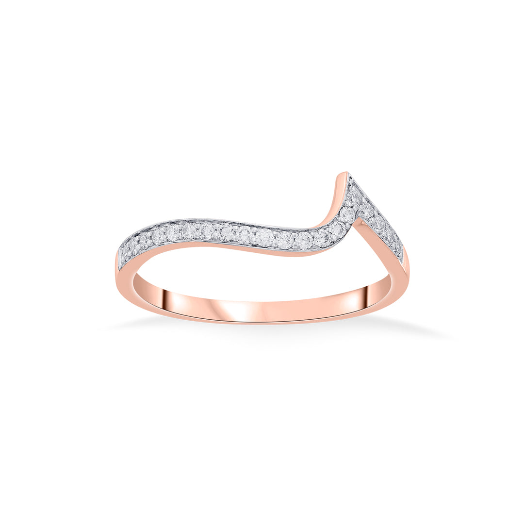 Regal Glow Diamond & Gold Fashion Ring for Women