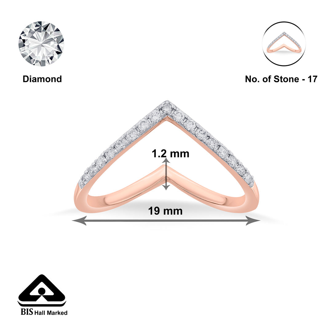 Regal Elegance Diamond & Gold Fashion Ring for Women