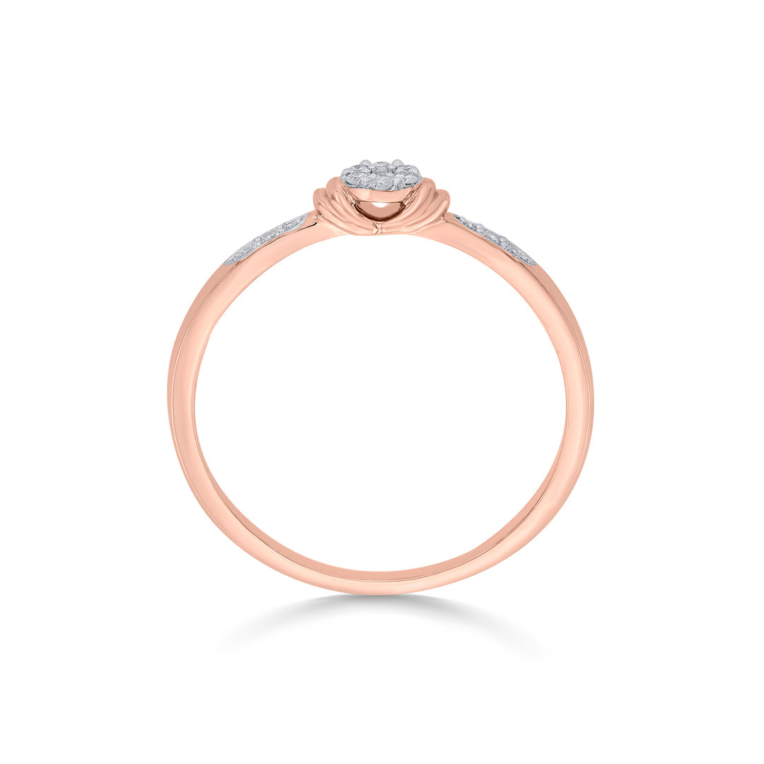 Lumea Shine Diamond & Gold Fashion Ring for Women