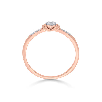 Lumea Shine Diamond & Gold Fashion Ring for Women