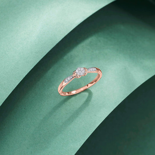 Lumea Shine Diamond & Gold Fashion Ring for Women